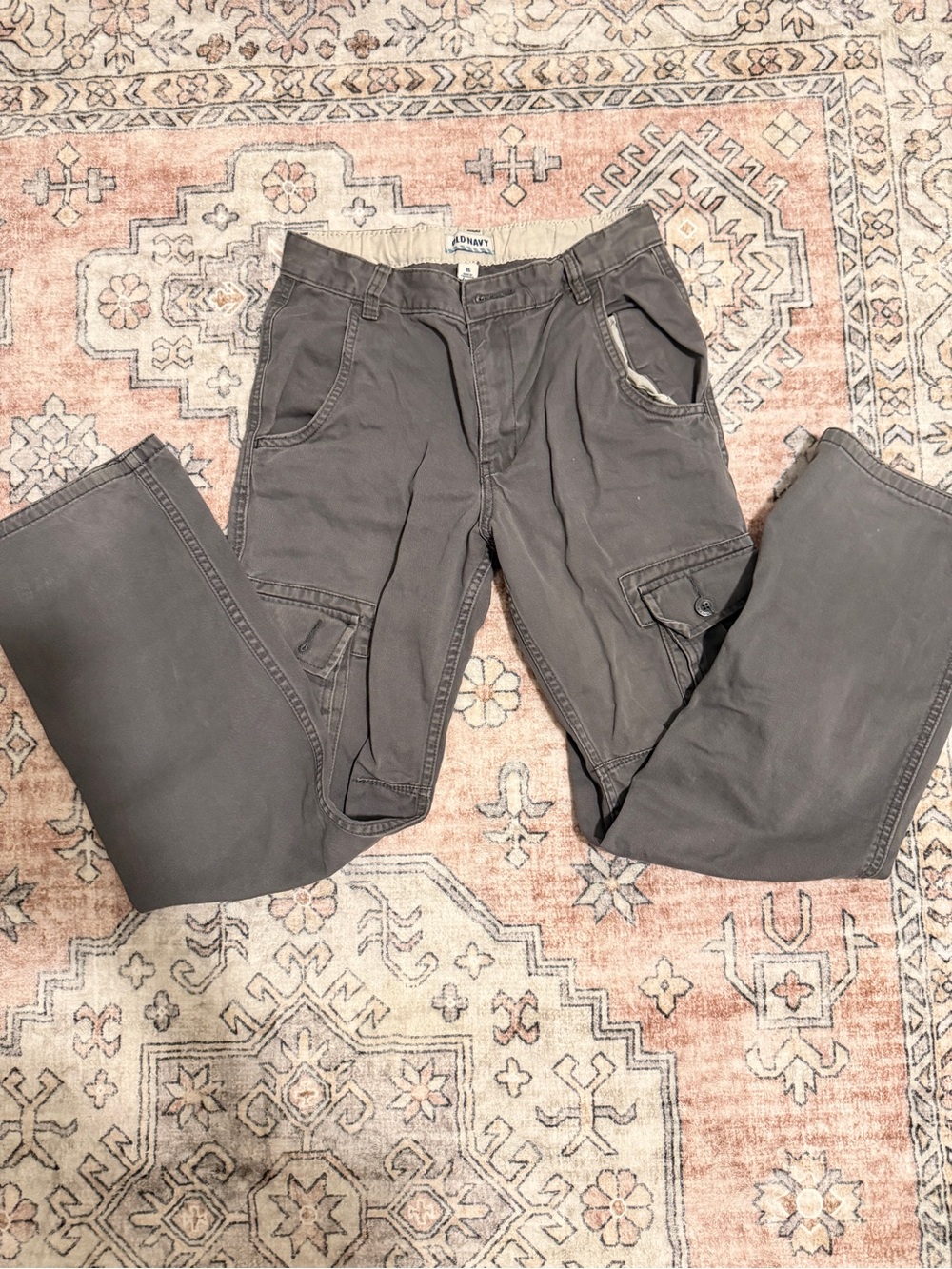 Old Navy Women's Gray Cargo Jeans